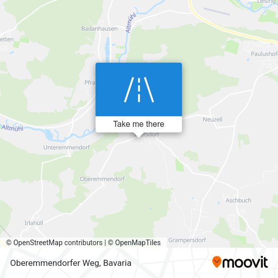 Oberemmendorfer Weg map