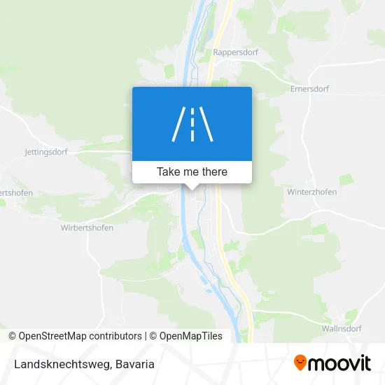 Карта Landsknechtsweg
