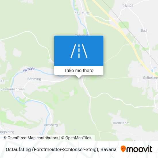 Ostaufstieg (Forstmeister-Schlosser-Steig) map