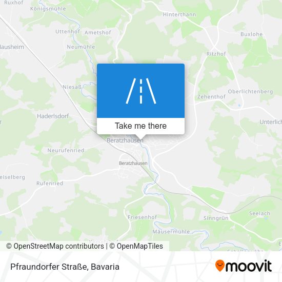 Pfraundorfer Straße map