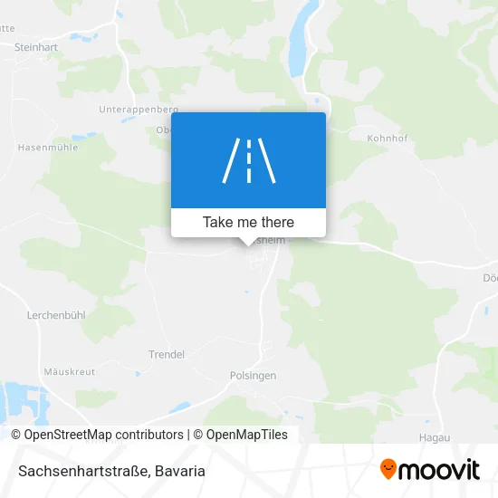 Карта Sachsenhartstraße