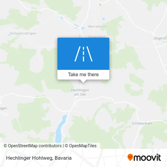 Карта Hechlinger Hohlweg