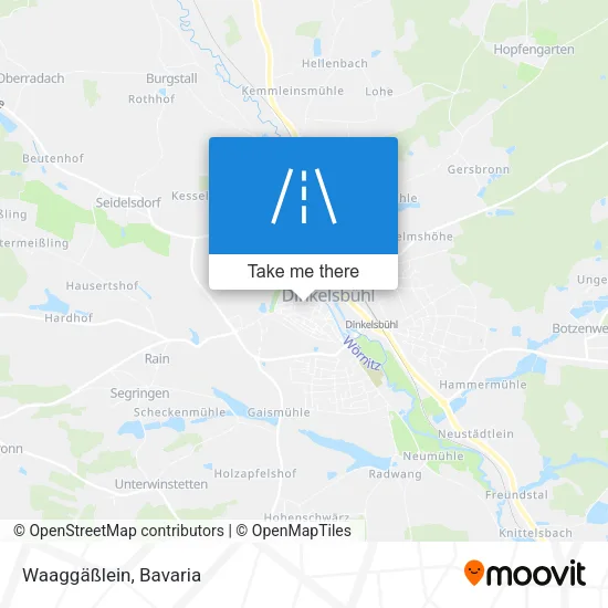 Карта Waaggäßlein