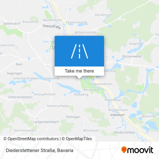Diederstettener Straße map
