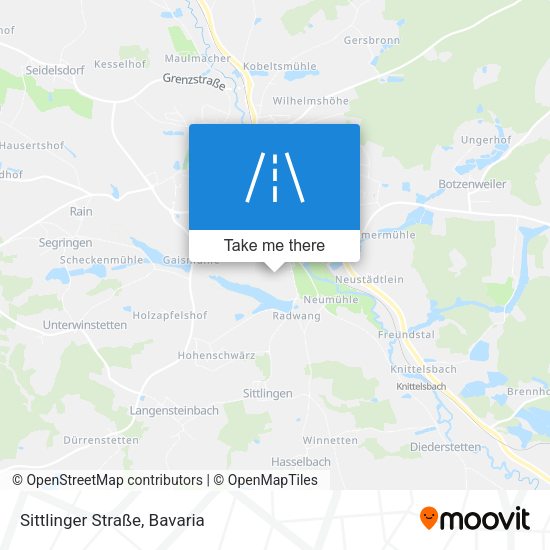 Sittlinger Straße map