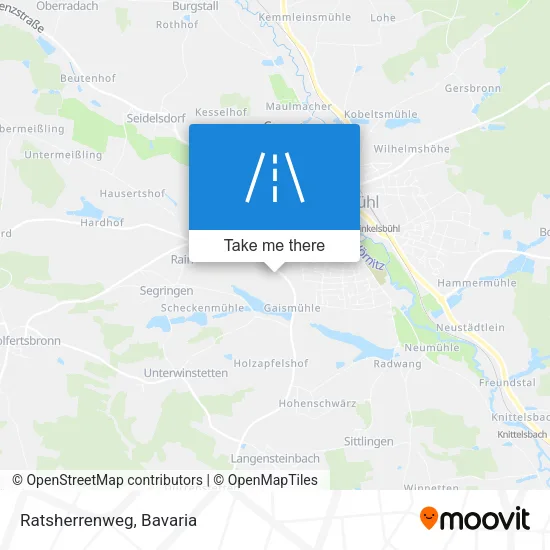 Карта Ratsherrenweg