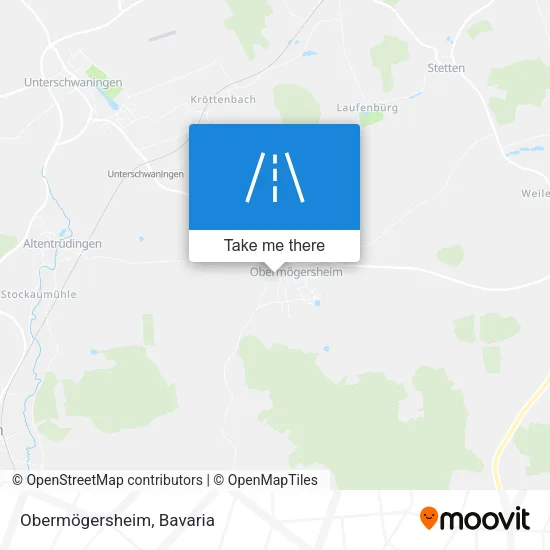 Карта Obermögersheim