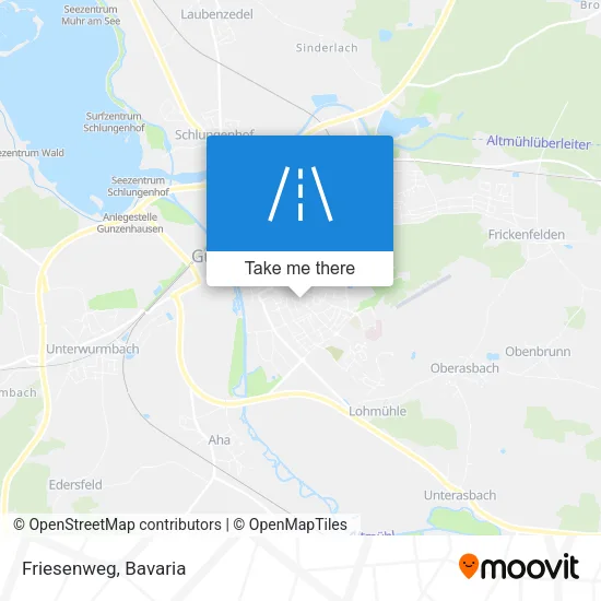 Карта Friesenweg