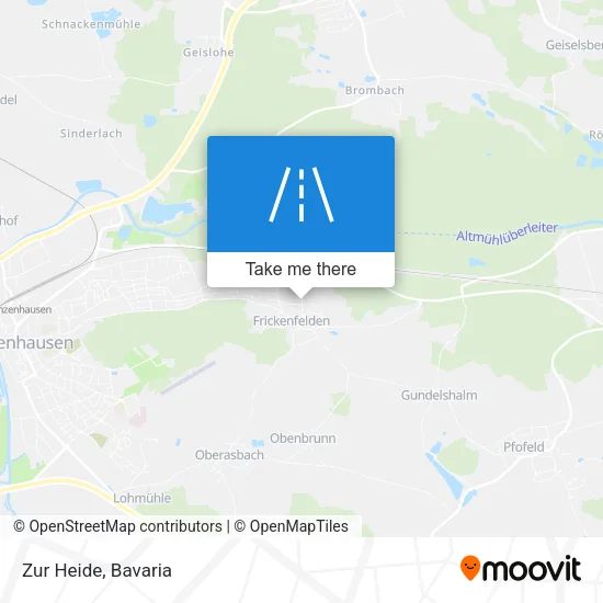 Zur Heide map