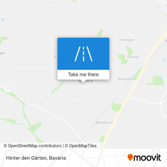 Hinter den Gärten map