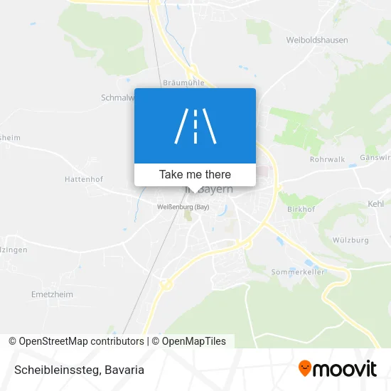 Карта Scheibleinssteg