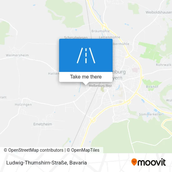 Карта Ludwig-Thumshirn-Straße