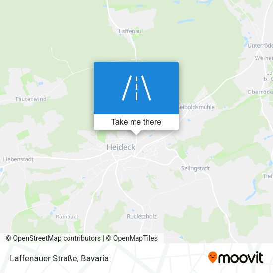 Laffenauer Straße map