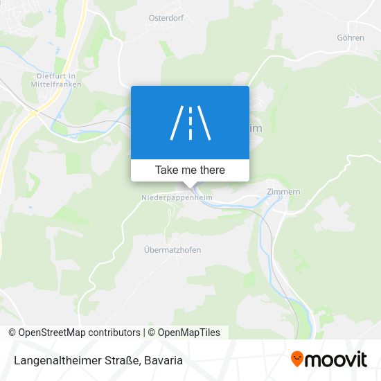 Langenaltheimer Straße map