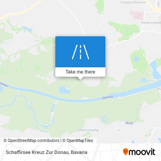 Schaffirsee Kreuz Zur Donau map