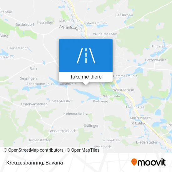 Карта Kreuzespanring