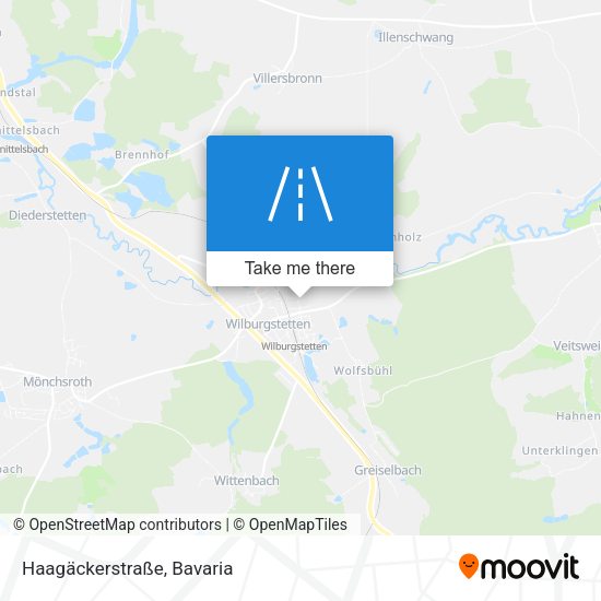 Haagäckerstraße map