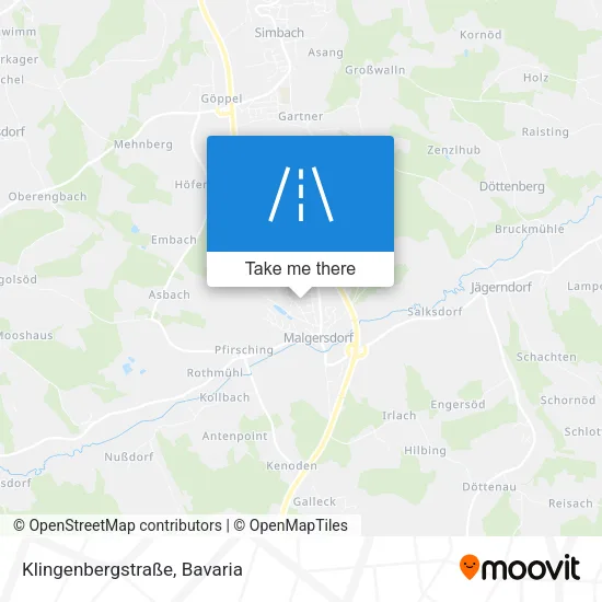 Klingenbergstraße map