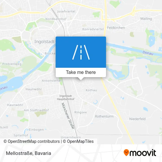 Mellostraße map