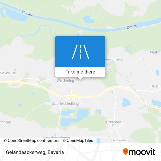 Карта Geländeackerweg