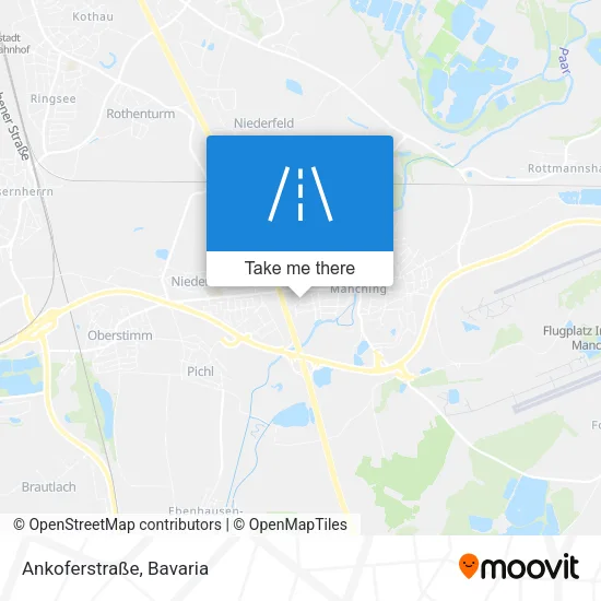 Карта Ankoferstraße