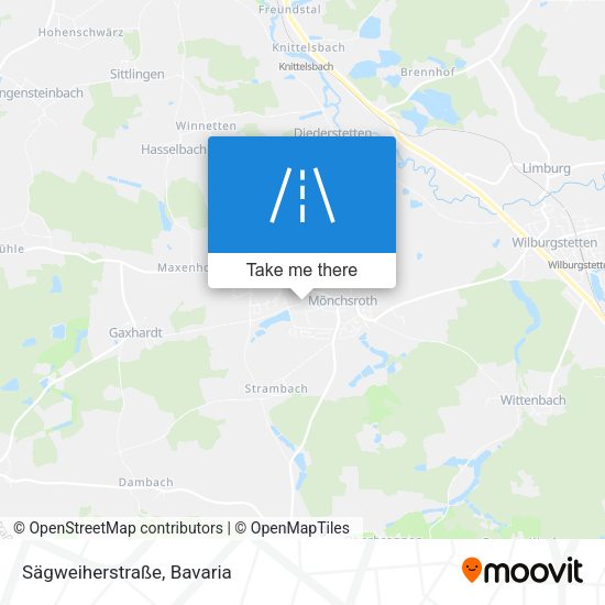 Sägweiherstraße map