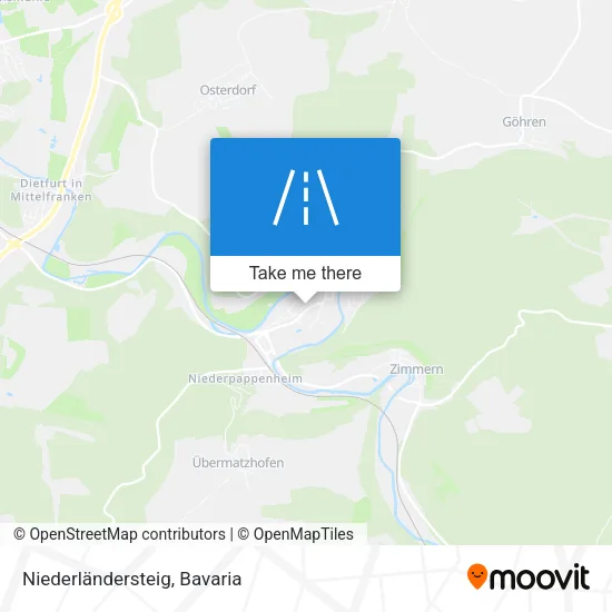 Карта Niederländersteig