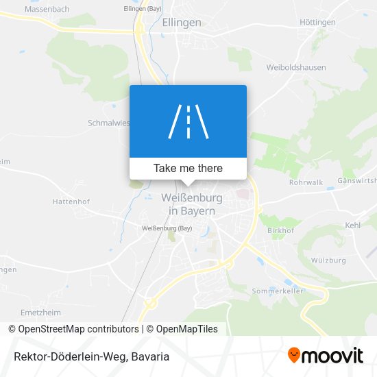 Rektor-Döderlein-Weg map