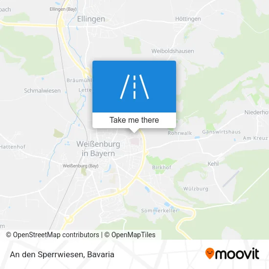 Карта An den Sperrwiesen