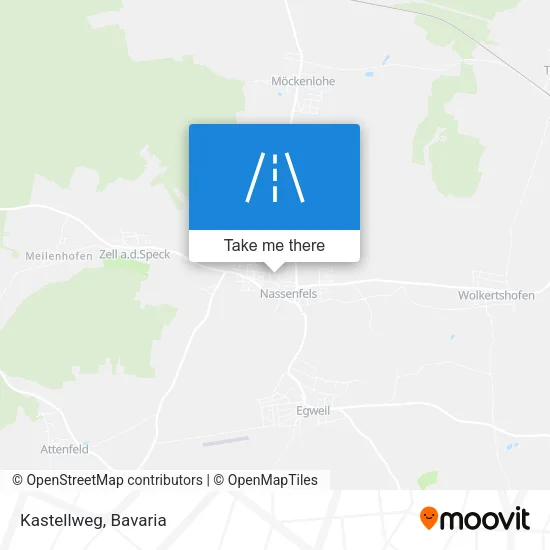 Карта Kastellweg