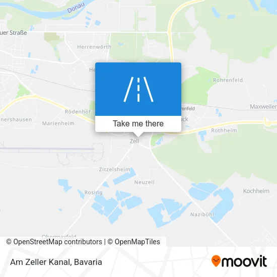 Карта Am Zeller Kanal