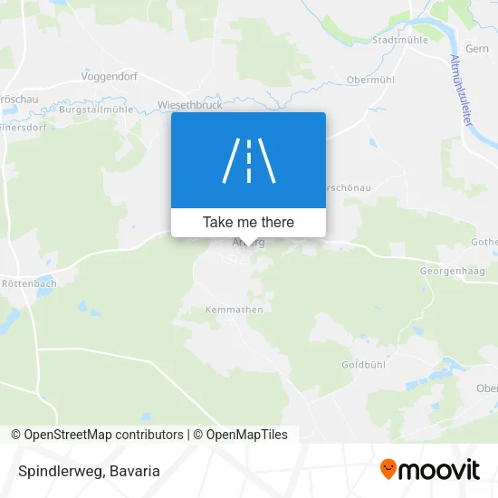 Карта Spindlerweg