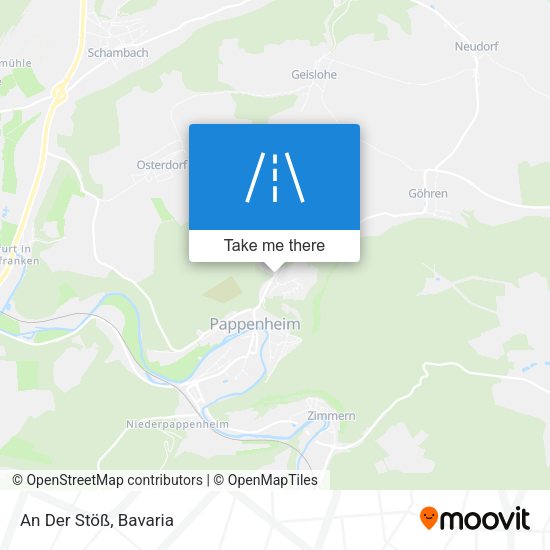 An Der Stöß map