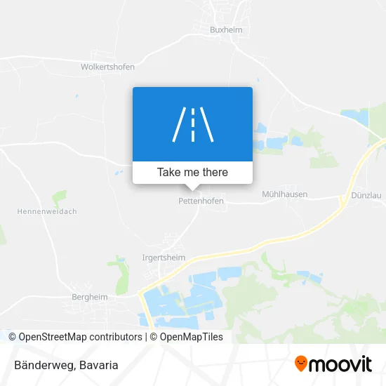 Карта Bänderweg