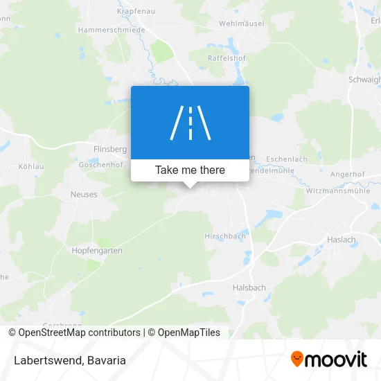 Карта Labertswend