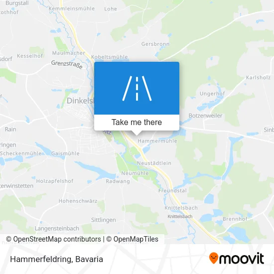 Карта Hammerfeldring