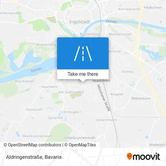 Карта Aldringenstraße