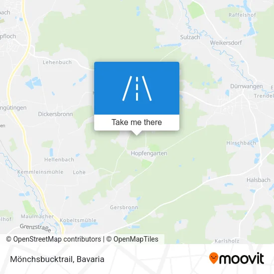 Карта Mönchsbucktrail