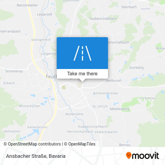 Ansbacher Straße map