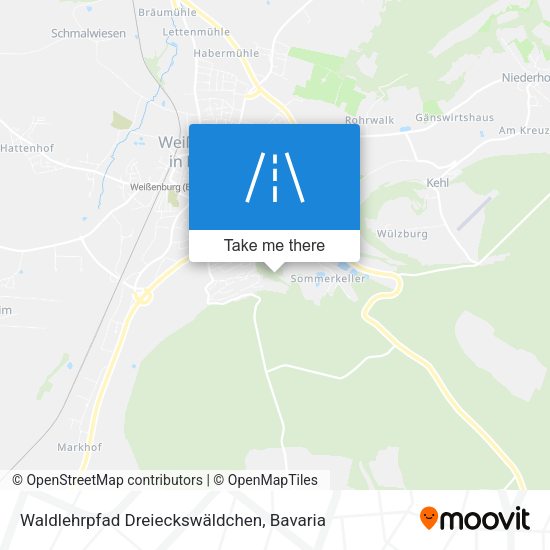 Waldlehrpfad Dreieckswäldchen map