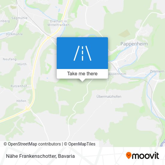 Nähe Frankenschotter map