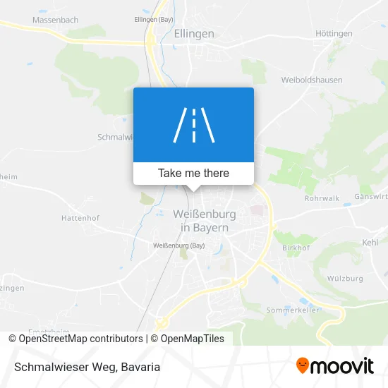 Карта Schmalwieser Weg