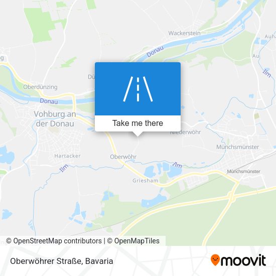 Oberwöhrer Straße map