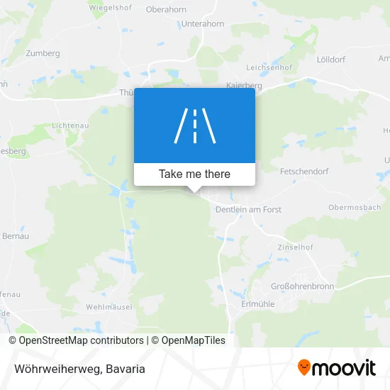 Карта Wöhrweiherweg
