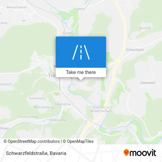 Карта Schwarzfeldstraße