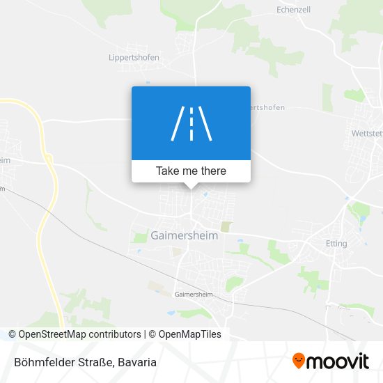 Böhmfelder Straße map