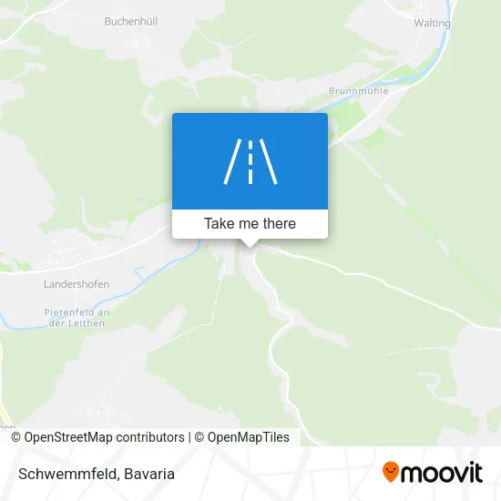 Карта Schwemmfeld