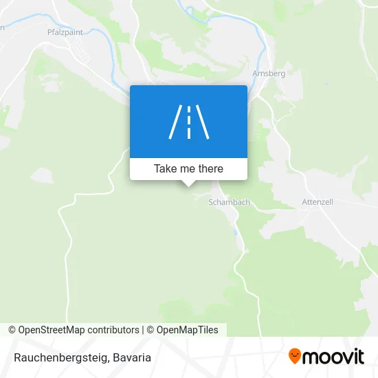 Rauchenbergsteig map