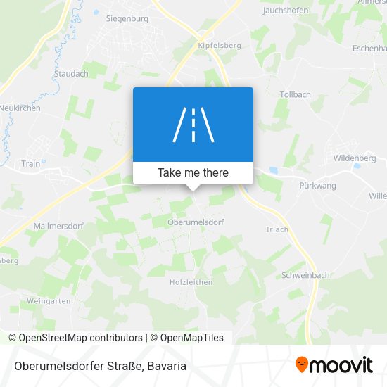 Oberumelsdorfer Straße map