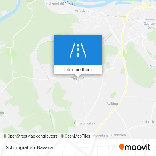 Карта Scheingraben